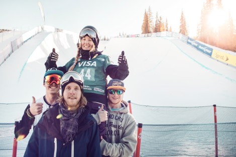 Jag och coacherna i Copper.